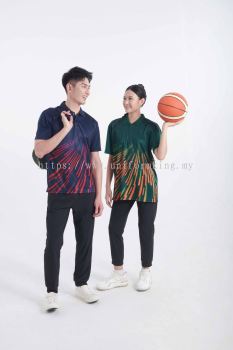 UNISEX Sublimation Mini Eyelet Polo Shirt | Custom Printed Polo T-Shirt with Logo | Breathable Quick-Dry Corporate, Sports & Event Uniform Malaysia