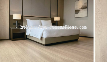 Queens Floor LVT Flooring SIGNATURE (EIR 4D)(Fiberglass Core) QVV208S-04 CREAM WOOD