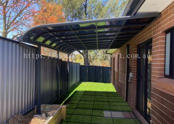 Aluminium Dark Grey Pergola