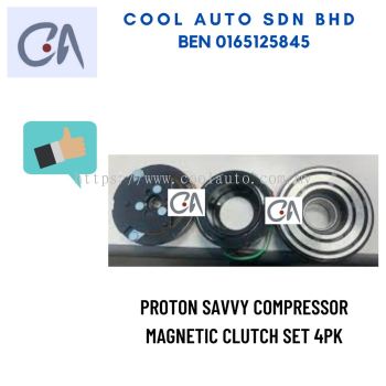 %READY STOCK %PROTON SAVVY COMPRESSOR MAGNETIC CLUTCH SET 4PK