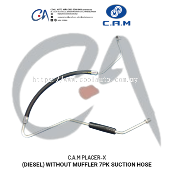 C.A.M PLACER-X (DIESEL) WITHOUT MUFFLER 7PK SUCTION HOSE