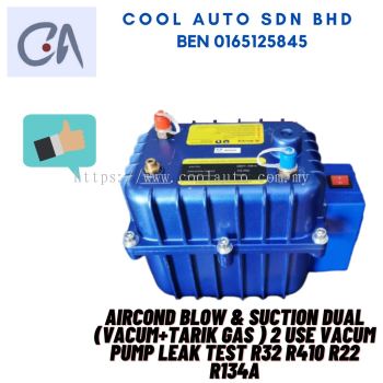 %READY STOCK %AIRCOND BLOW & SUCTION DUAL (VACUM+TARIK GAS ) 2 USE VACUM PUMP LEAK TEST R32 R410 R22 R134A