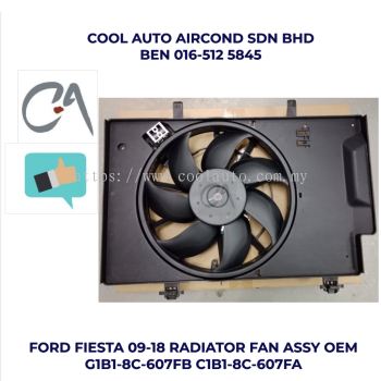 %READY STOCK%FORD FIESTA 2009-2012 RADIATOR FAN ASSY OEM G1B1-8C-607FB C1B1-8C-607FA