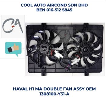 %READY STOCK% HAVAL H1 M4 DOUBLE FAN ASSY OEM 1308100-Y31-A