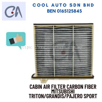 %READY STOCK %CABIN AIR FILTER CARBON FIBER MITSUBISHI TRITON/GRANDIS/PAJERO SPORT