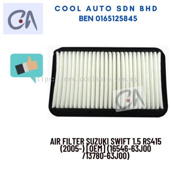 %READY STOCK %AIR FILTER SUZUKI SWIFT 1.5 RS415 (2005-) [OEM] (16546-63J00 /13780-63J00)