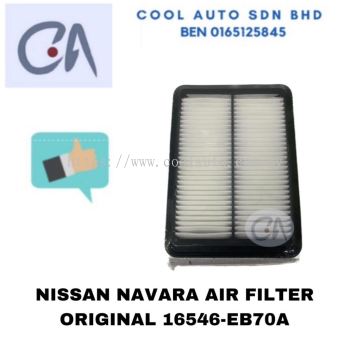 %READY STOCK % NISSAN NAVARA AIR FILTER ORIGINAL 16546-EB70A