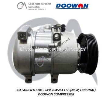 KOMPRESOR PENYAMAN UDARA KIA SORENTO AIRCOND COMPRESSOR (ORIGINAL DOOWON)