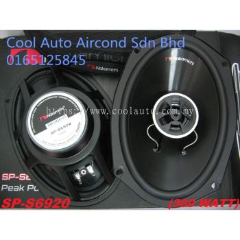 %READY STOCK %AZUR 6X9 INCH 3 -WAY COAXIAL SPEAKER 360 RMS25W 70HZ-20KHZ 9.8OZ CAR AUDIO