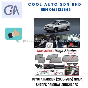 %READY STOCK %TOYOTA HARRIER (2008-2015) NINJA SHADES ORIGINAL SUNSHADES