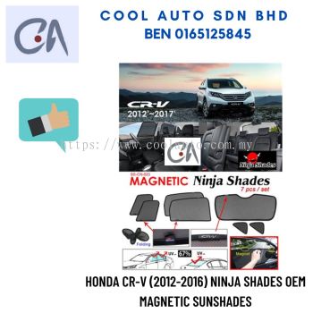 %READY STOCK %HONDA CR-V (2012-2016) NINJA SHADES OEM MAGNETIC SUNSHADES