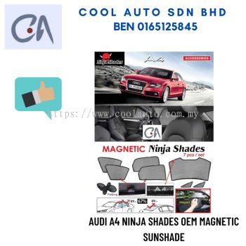 %READY STOCK %AUDI A4 NINJA SHADES OEM MAGNETIC SUNSHADE