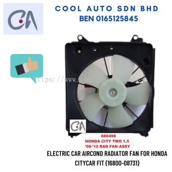 READY STOCK ELECTRIC CAR AIRCOND RADIATOR FAN FOR HONDA CITYCar FIT (16800-08731)