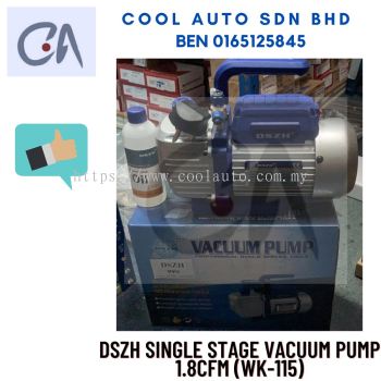 READY STOCK DSZH SINGLE STAGE VACUUM PUMP 1.8CFM (WK-115)（VC TC）