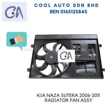 READY STOCK KIA NAZA SUTERA 2006-2011 RADIATOR FAN ASSY