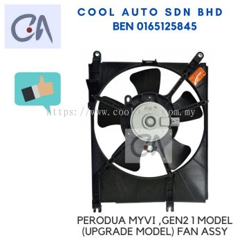 READY STOCK PERODUA MYVI ,GEN2 1 MODEL (UPGRADE MODEL) FAN ASSY