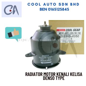 READY STOCK RADIATOR MOTOR  KENALI-KELISA DENSO TYPE