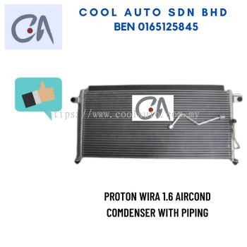 READY STOCK PROTON WIRA 1.6 AIRCOND COMDENSER WITH PIPING