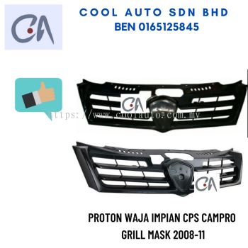 READY STOCK RELPACEMENT BLACK GRILL MASK FOR PROTON WAJA IMPIAN CPS CAMPRO 2008-11 (FG WAJA HH)