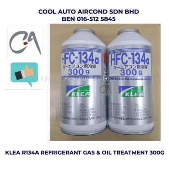 READY STOCK KLEA R134A REFRIGERANT GAS & OIL TREATMENT 300ML