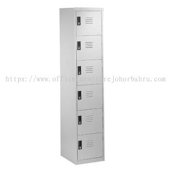 6 COMPARTMENT STEEL LOCKER