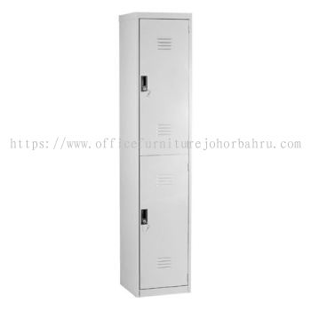 2 COMPARTMENT STEEL LOCKER