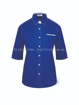 US19F-07 Royal Blue and White