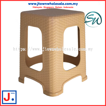 SW M2007 Rattan Plastic Stool