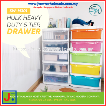 SW M301 Hulk Heavy Duty 5 Tier Drawer