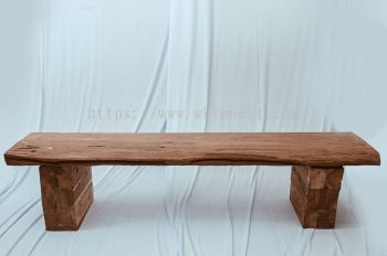 Rustic Old Teakwood Seating Bench