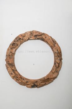 Rustic Teak Root Mirror Frame