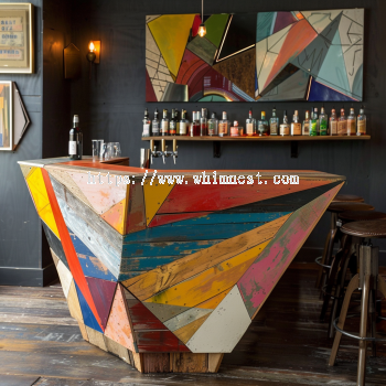 Geometric Sail Bar Counter