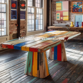 Rustic Reclaimed Wood Dining Table