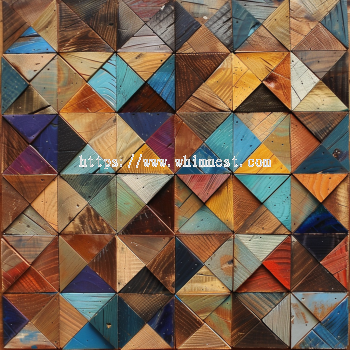 Geometric Reclaimed Wood Wall Art