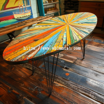 Sunburst Spectrum Dining Table