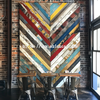 Urban Chevron Mural