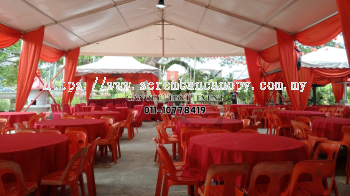 10pax Round Table with PVC Chairs Set 