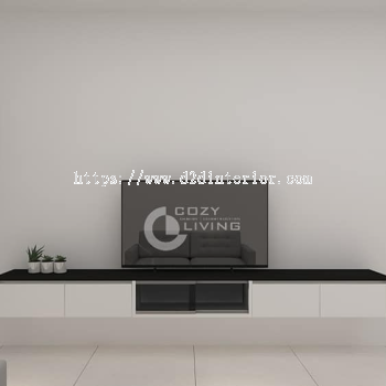 B&W Series Wall-Mounted TV Cabinet