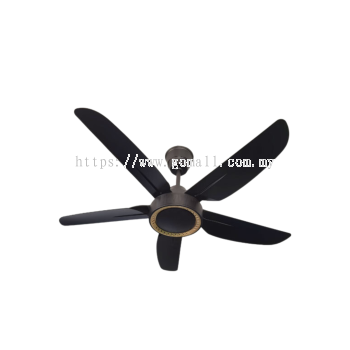 Rezo - VZ46(MB) - REMOTE CEILING FAN 5 BLADES (M.BLACK)