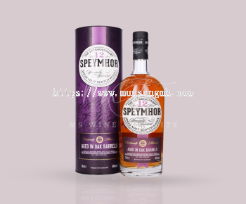 SPEYMHOR 12 YEAR OLD AGED IN OAK BARRELS