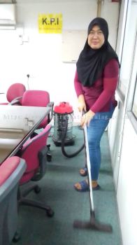 Vacuuming Office Carpets