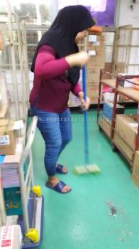 Sweep Floor at Office Storage at Damansara Jaya