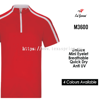 Microfibre Zip Polo - M3600