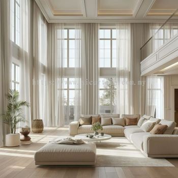 Premium Double Height Curtains for Contemporary Homes in Selangor, Kuala Lumpur, Damansara
