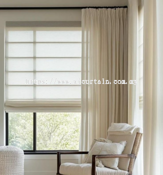 Premium Roman Shades Blinds For Modern Homes In Kuala Lumpur, Selangor & Klang Valley