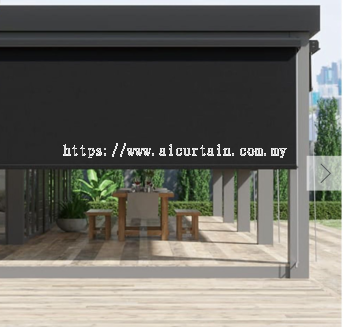 Custom Outdoor Solar Roller Shades for Sun & Heat Protection in Kuala Lumpur, Selangor, Gombak