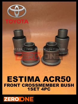 TOYOTA ESTIMA ACR50  FRONT SUBFRAME BUSH SET 4PCS CROSSMEMBER RUBBER BUSH SUSPENSION CROSS MEMBER