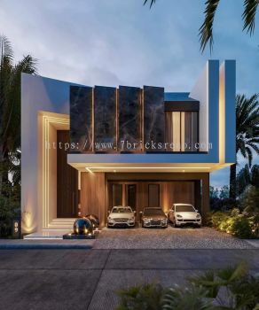 Facade Design 2 Story Banglo 