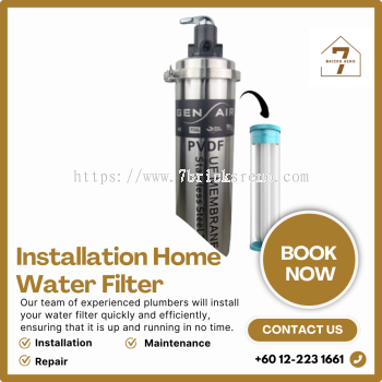 Alamak !!! Kotornya Air .....  Home Water Filter Installation 7 Bricks Reno Here