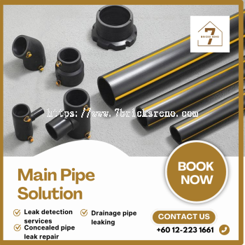 Wasek Piping Leaking Trouble Messy ? Main Pipe Solutions ..Call 7 Bricks Reno Top Plumber Services